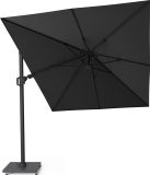 Platinum Sun & Shade Challenger T² Premium Zweefparasol 350x260cm Matt Black / Jet Black