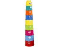 Mini Club Stapeltoren 9-delig Plastic Multicolor