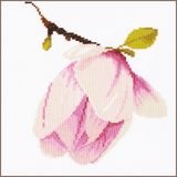 Lanarte Borduurpakket - Magnolia Knop - 20 x 20cm