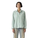 LEVI'S ® Bluse 'HARLIE BOYFRIEND' mintgrün / offwhite