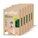 M-Office Gerecycled Papier DIN A3, 80 g, Voor Kopieerapparaten en Printers - 6 Verpakkingen van 250 Vellen, 100% Gerecycled (1500 Vellen Totaal)