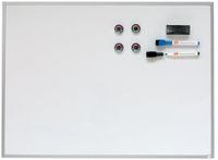 Nobo Magnetisch Droog Uitwisbaar Bord, Aluminium Lijst, 43 x 58,2 x 1,4 Centimeter, Wit