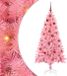 vidaXL Sapin de Noël Rose 150 cm PVC