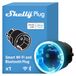 Shelly AZ Plug Zwart – Slimme Stekker, Wi-Fi en Bluetooth, Stroommeting, 12A, Frustratievrije Installatie, Compatibel met Alexa, Geen Hub Nodig, Apparaatbewaking en Afstandsbediening