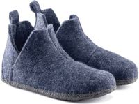 Birkenstock Andermatt Kids Standard WZ Narrow Unisex Sloffen - Dark Blue - Maat 29
