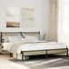 Maison Exclusive - Cadre de lit en métal sans matelas Chêne Sonoma 200x200 cm