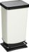 Rotho Paso pedaalemmer - prullenbak 40L - BPA vrij - wit metallic