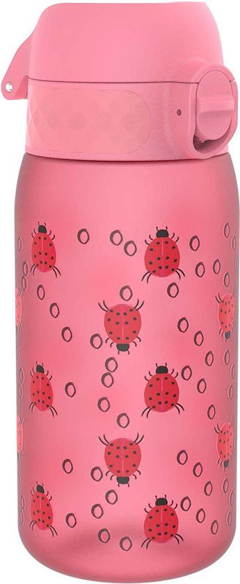 Ion8 Ladybugs - Szczelna butelka dla dzieci - 350 ml - Roze