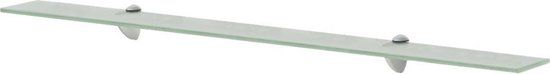 vidaXL Zwevend schap 100x20 cm 8 mm glas