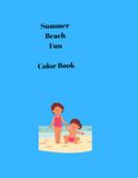 Summer Beach Fun Color Book