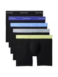 Calvin Klein Heren Onderbroeken 5-Pack Icon Stretch Boxers Zwart Maat L