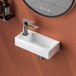 EMKE Kleine handwastafel, 37 x 17,8 x 9,5 cm, wit