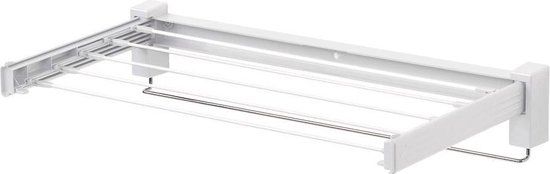 Wenko Droogrek Butterfly - 70 x 36 cm - RVS - Wit