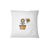 Bona Basics Decoratieve kussenhoes Wit 60x60 cm