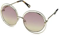Chloè CE114SD 702 58 zonnebril voor dames, goud/Havana/Gray Rose Hon