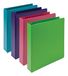 Samsill Earth's Choice™ Set van 4 duurzame 3-ringmappen op plantaardige basis, met helder en modieus zicht van 3,8 cm, tot 25% plantaardige kunststof