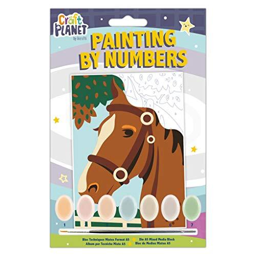 Craft Planet Verf op Numbers Kit, Multi, One Size