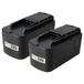 vhbw 2 x NiMH-batterij 2000 mAh (12 V) pour outil électrique, Powertools Festo/Festool T12 + 3 | C12, C12LI, T12+3 outil électrique
