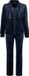 Pastunette Premium Huispak - Velours - Donkerblauw - Rits - Maat 52