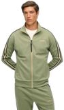 Superdry Tech Cult trainingsjack met losse pasvorm voor heren - XL - Katoenmix - Groen
