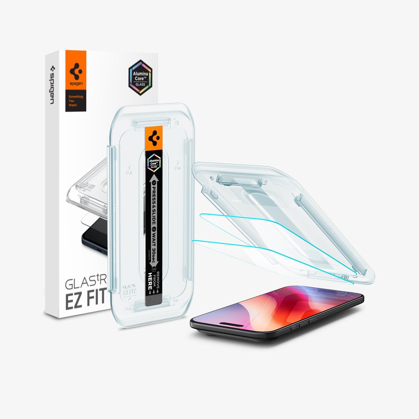 Spigen Screenprotector iPhone Air Tempered Glas 2 stuks Transparant