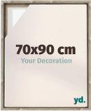 yd, Cadre 70x90 cm Chêne Sonoma - Cadre pour toile - MDF Lyon