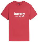 Tommy Jeans T-shirt Homme Coton Rouge M