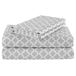 Comfort Spaces King Koellakens, vochtafvoerende Coolmax lakens, zachte, kleurechte lakenset, verkoelende lakens voor warme slapers, elastische diepe zak past tot 40 cm matras, King Charcoal 4-delig