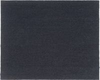 vidaXL Deurmat 80x100 cm Kokosvezel Donkergrijs
