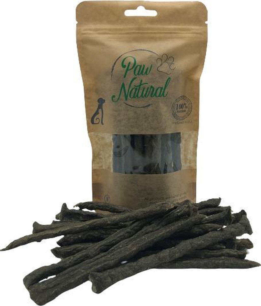 Paw Natural Puur Rund Sticks Snacks voor Honden, Training Traktaties Beloningen 150g. Graan en Glutenvrij Naturel Hondenvoer voor dieren, alle rassen