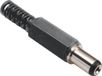 TRU COMPONENTS Laagspannings-connector Stekker, recht 5.5 mm 2.1 mm 1 stuk(s)