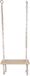 HOME CMP Tuin/balkon schommel / Macrame Swing - naturel - hout/stof - 60 x 20 x 150 cm - volwassenen