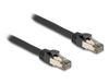 DeLOCK 80244 Netwerkkabel Zwart 10 m Cat6a U/FTP (STP) Rond