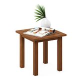 Furinno Terraseinde, bijzettafels, hout, natuurlijk, 45 (B) x 43,9 (H) x 44,45 (D) cm, FG18506