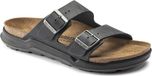 Birkenstock Arizona Heren Slippers Black Regular-fit | Zwart | Nubuck | Maat 39