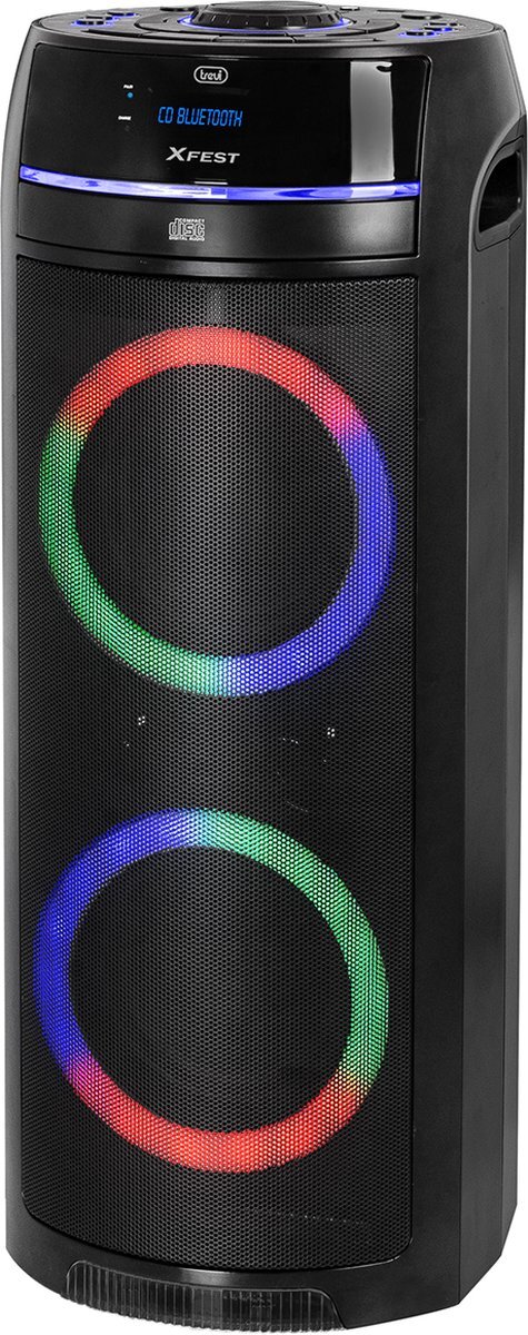 Trevi XF-900-CD, party speaker 90W+CD, zwart