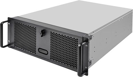 Silverstone RM400 Rack Zwart, Grijs