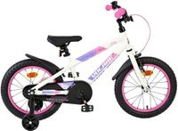 Volare Lily Kinderfiets - Meisjes - 16 inch - Wit Roze Paars