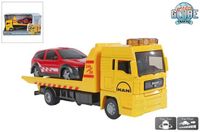 Kids Globe MAN Vrachtwagen Bergingswagen met Auto, 19cm