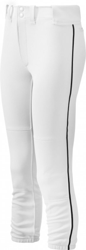 - TAG White w/ Navy Piping Womens NYLON Softball Pants White/Navy XL