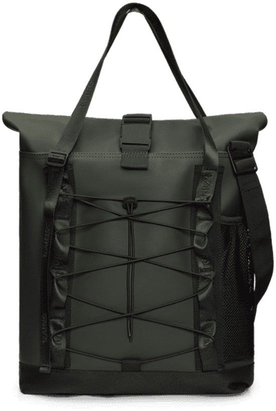 Rains Trail Rolltop Tote Bag green