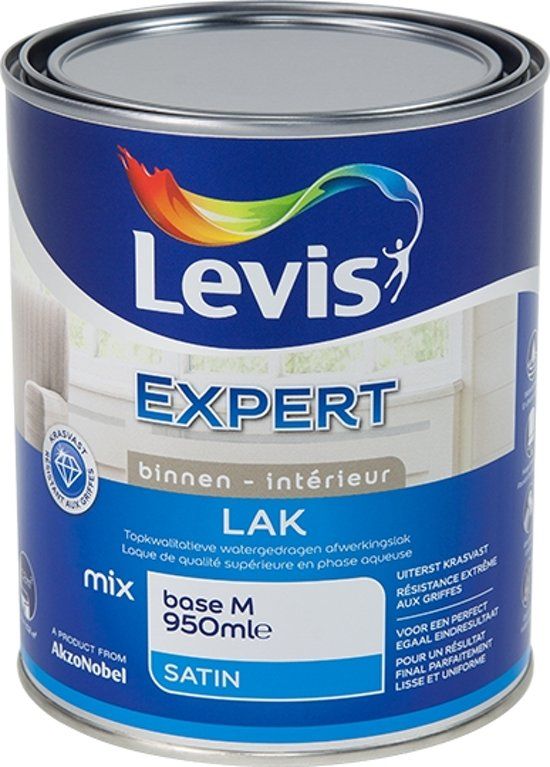 Levi's Expert Houtlak Binnen Satin Mix 1L - 5412271196316