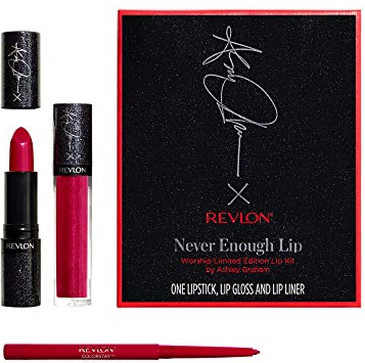 Revlon Never Enough Lip Kit - Red