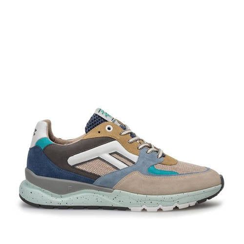 Floris van Bommel De Treener 01.56 textiel sneakers lichtbruin