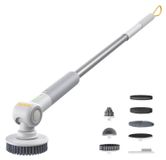 VoltiPulse Brosse de nettoyage électrique, pour la salle de bain, blanc