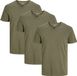 Jack & Jones Heren t-shirt 3 pack Split dusky green XL
