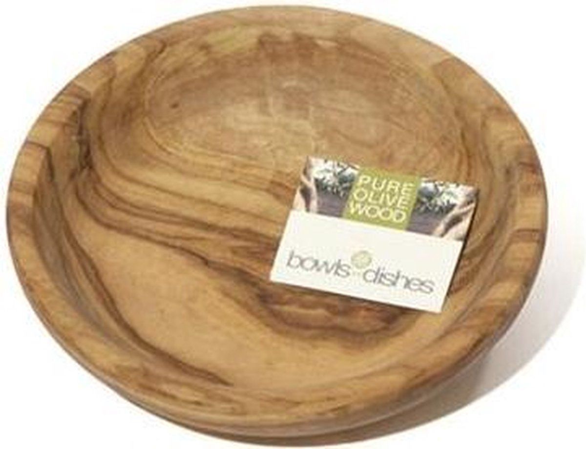 Wooden Bowl Brown 12mm x 12mm x 2mm