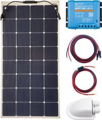 zie beschrijving 120Wp Flexibel Zonnepaneel Set | Victron MPPT | 5 Jaar Garantie