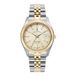 Jacques du Manoir Inspiration Business JWN01704 Heren Polshorloge Ø40 mm Zilverkleurig/Geel Staal Mineraalglas