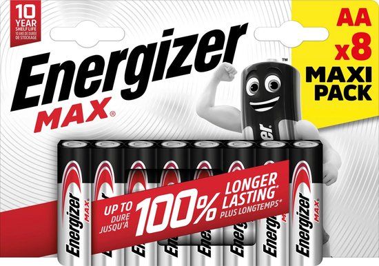 Energizer Max 437727 Batterij AA LR6 8 pack Eco